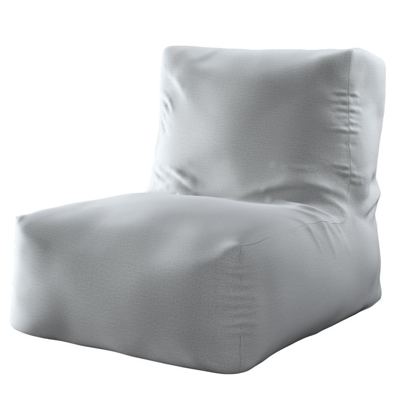 Pufa- fotel Dekoria 67 x 31 x 75 cm ciemno szary welwet 1 szt.