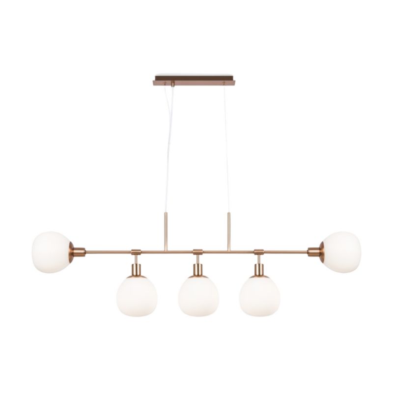 Lampa wisząca Maytoni Erich miedziano-biała wym: 149,3 x 120 x 15 cm 5xE14 x 40W 1 szt.