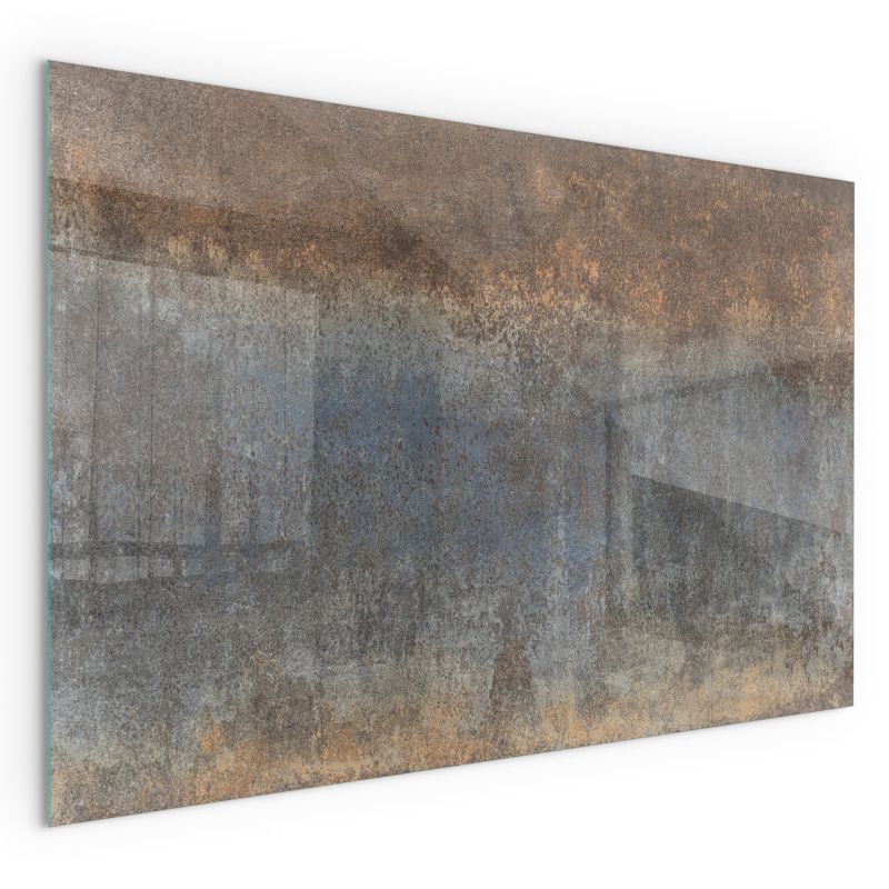 Szklana Podkładka Pod Kominek Prostokąt Wallfluent 100x70 cm Teksturowany wzór abstrakcyjny 1 szt.