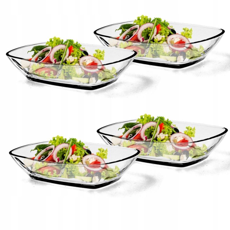 Salaterka KADAX Szklana 230ml Miska Przekąski 4 szt.