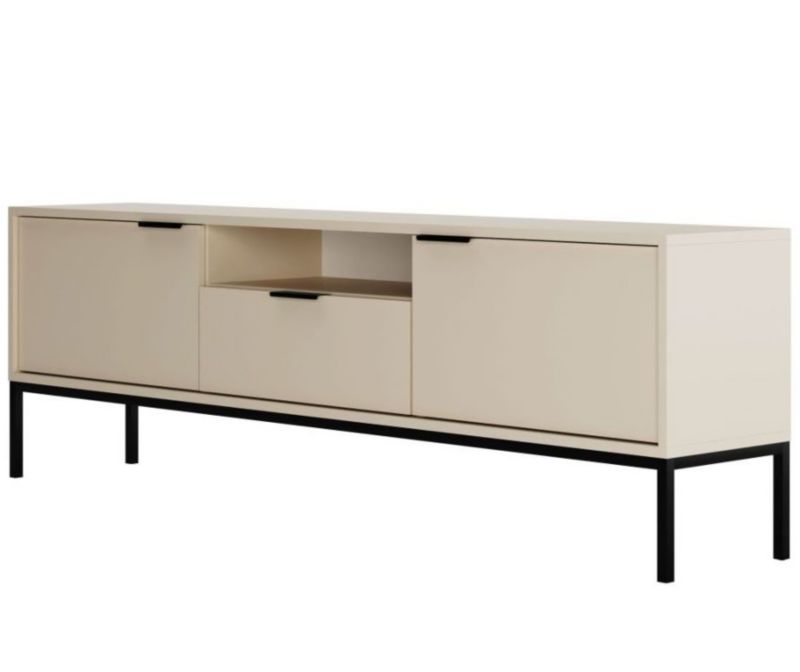 Szafka RTV Kocot Meble AUSTIN 175 kaszmir/czarna 1 szt.