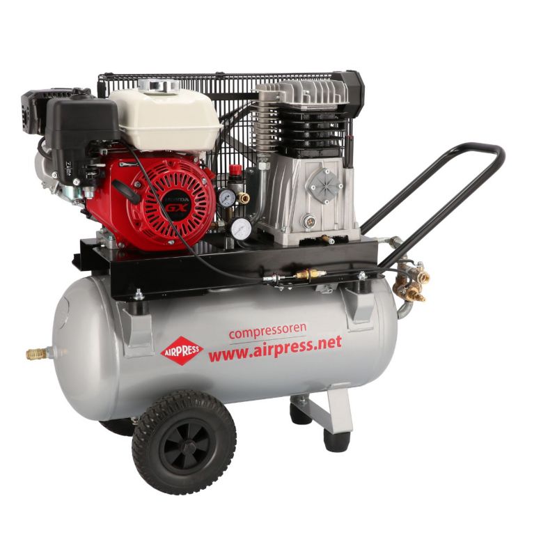 Kompresor spalinowy dwutłokowy Airpress BM 50/410 (Honda GP160) 10 bar 4.8 KM/3.6 kW 247 l/min 50 l 1 szt.