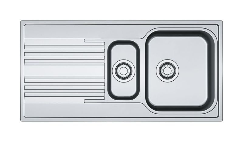 Zlewozmywak stalowy Franke Smart SRX 651 100x50cm 1,5-komorowy jedwab 1 szt.