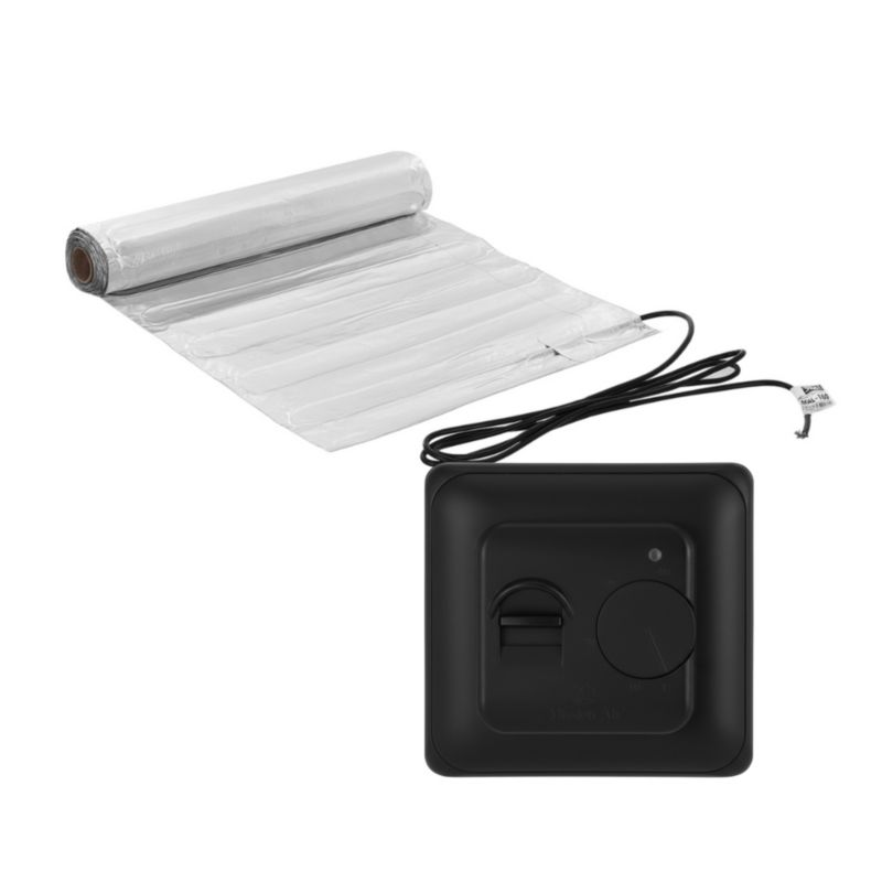 Zestaw mat grzewczych pod panele Mission Air MAL-160 3m² + Aries Czarny 1szt