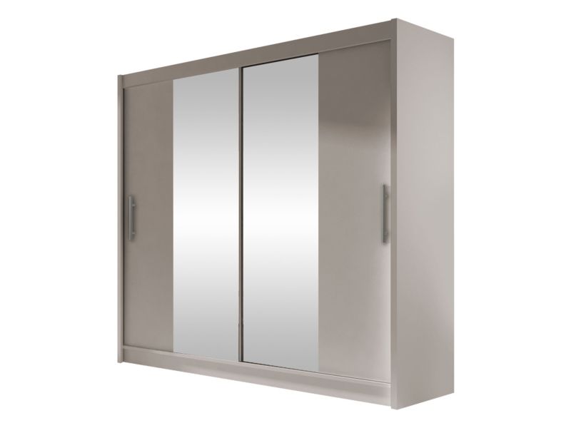 Szafa MIRJAN 24 z drzwiami przesuwnymi London II kaszmir/lustro 1 szt.