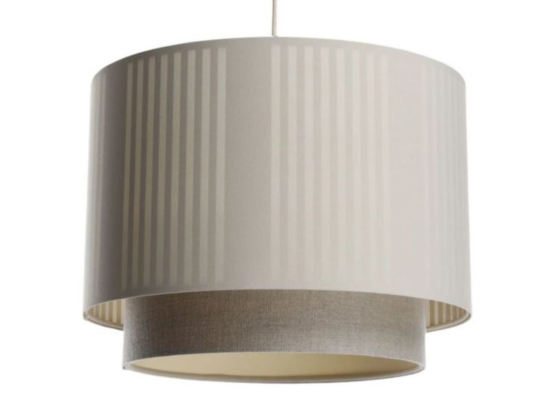 Lampa Bps Koncept wisząca DUO LAMI LINE 40 kremowa/beżowa 1 szt