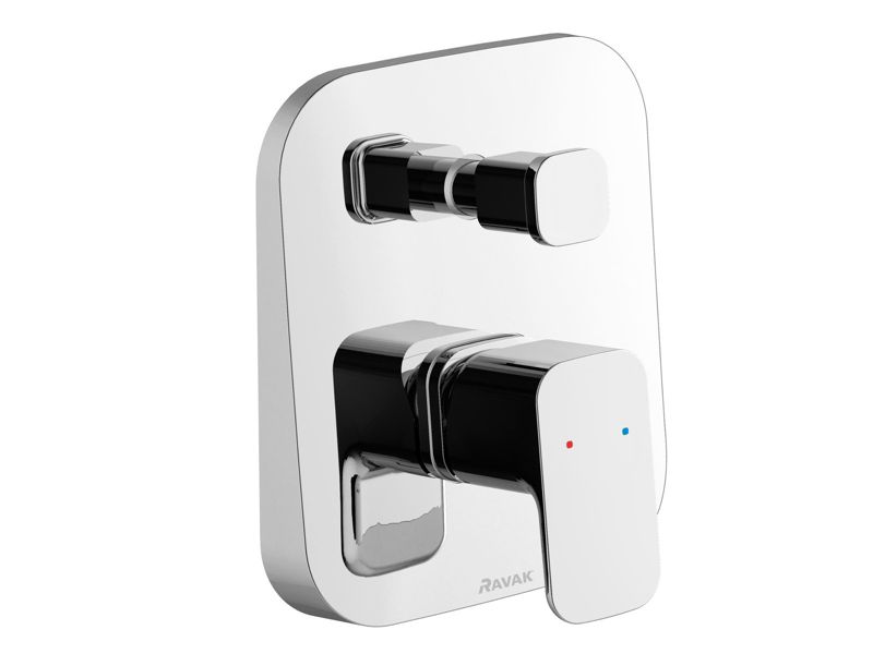 Bateria podtynkowa Ravak 10 Free TD F 065.00CR R-box 2-drożna, z przełącznikiem chrom 1 szt