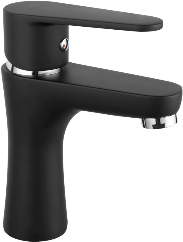 Bateria umywalkowa Ferro Algeo czarny mat jednouchwytowa stojąca 1 szt.