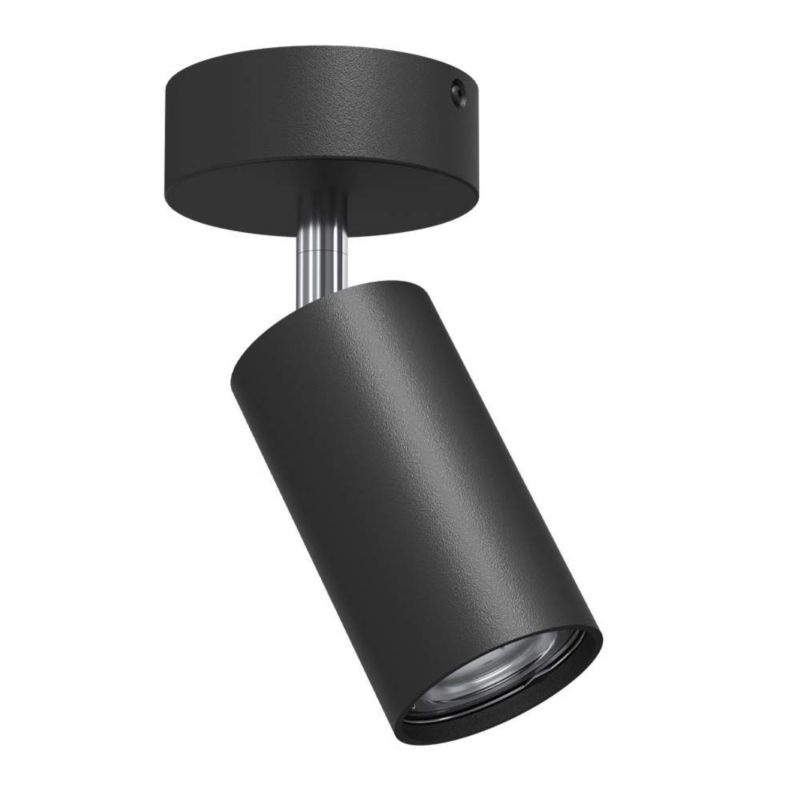 Reflektor sufitowy Brosline Point czarny 1 x GU10 x 10W IP20 wym: 17,5 x 8 x 8 cm - 1 szt.