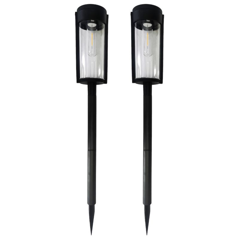 Lampa ogrodowa wbijana solarna Eko-Light Path czarna LED 0.1W 3000K 5lm IP44 wym: 65 x 9 x 9 cm - 1 szt.