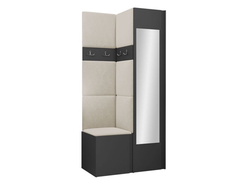 Garderoba MIRJAN 24 Orion XXV grafit + beżowy 1 kpl.
