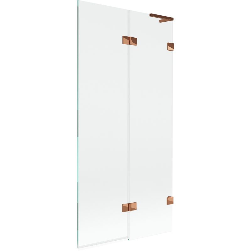 Parawan nawannowy Mexen Lunar L różowe złoto 90x150 cm 2-skrzydłowy - 897L-090-100-60-00-P 1 szt.