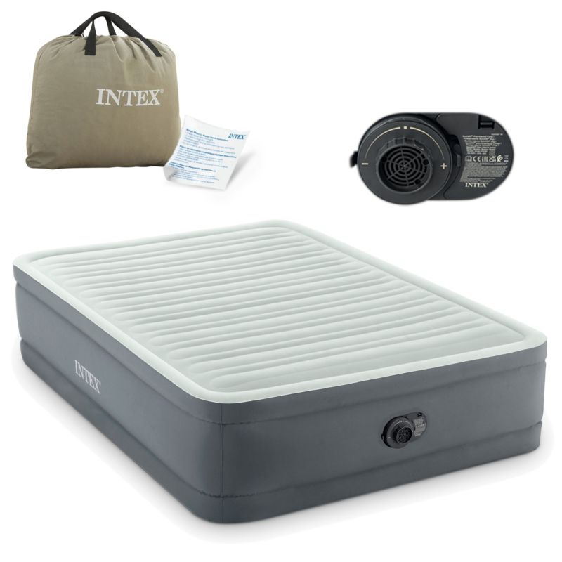 Materac dmuchany Intex 64904ND dwuosobowy z wbudowaną pompką 191x137x46 cm 1szt.