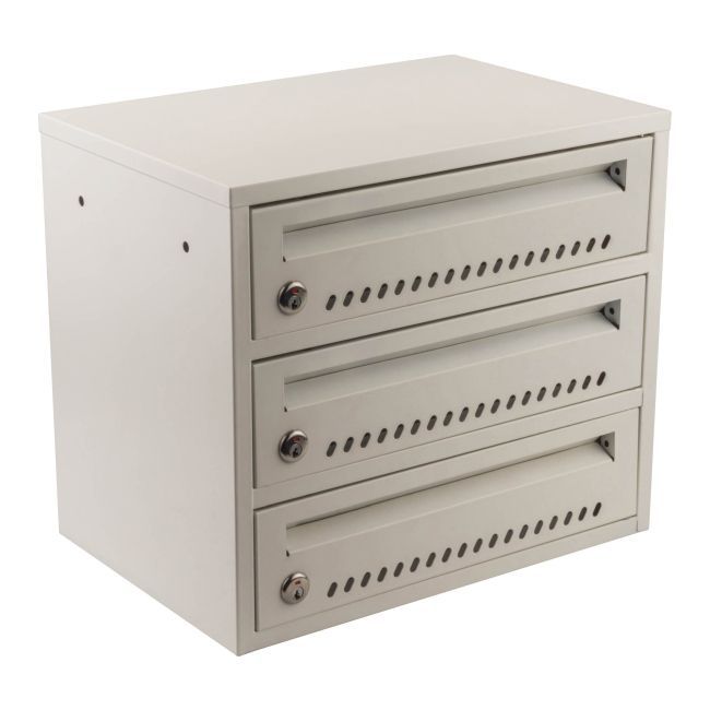 Skrzynka na listy Stahl C4 3-komorowa