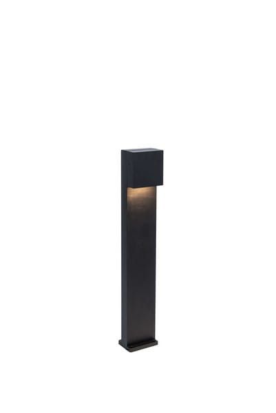 Lampa ogrodowa stojąca Lutec Gemini czarna LED 9.2W 3000K 800lm IP54 wym: 65 x 11 x 9,2 cm aluminium - 1 szt.
