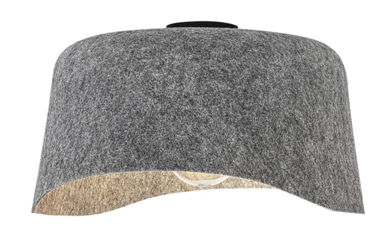 Lampa sufitowa wisząca Rabalux Farelia popielato-czarna wym: 24 x 40 x 40 cm 1xE27 x 1 szt.