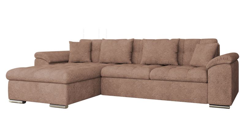 Narożnik z funkcją spania MIRJAN 24 Diana lewy brudny róż 1 szt.