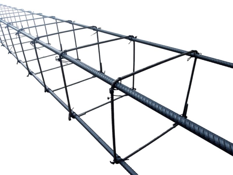 Zbrojenia budowlane Mark Synergia 4 x fi 12 mm 20 x 30 cm fi 6 mm gotowy kosz zbrojeniowy (1 szt/mb)