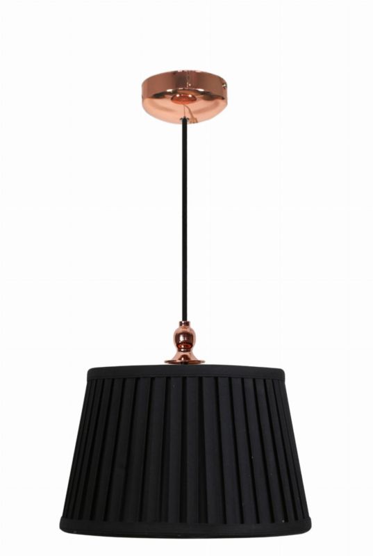 Lampa sufitowa Candellux Amore miedziano-czarna wym: 110 x 30 x 30 cm 1xE27 x 60W 1 szt.