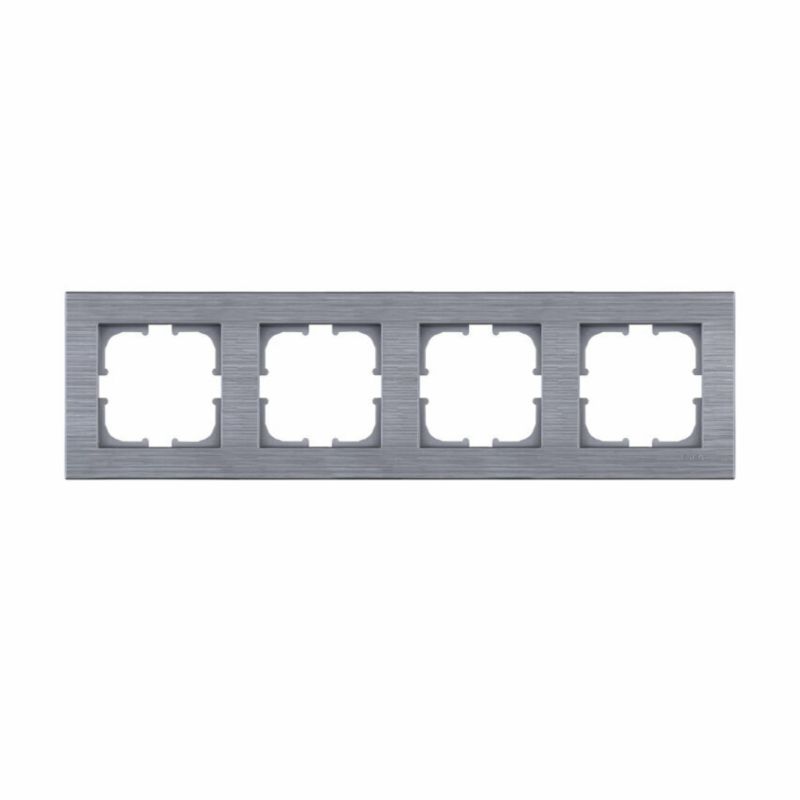 Ramka poczwórna Exen seria Comfort stalowy 1 szt