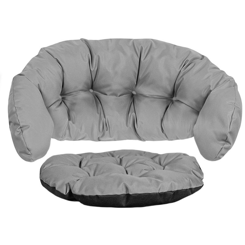 Poduszka EDANTI Bocianie Gniazdo Z Oparciem Wodoodporna Szary 122x40cm 1 szt.