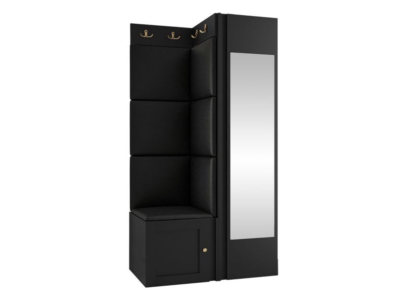 Zestaw MIRJAN 24 Orion Ramiro XXVI czarny + czarna ekoskóra 1 kpl.