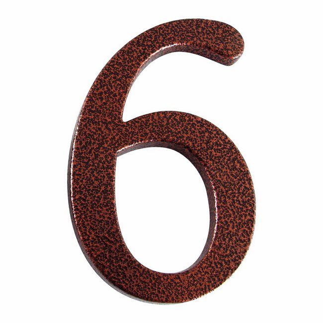 Cyfra 6/9 Stahl 190 mm aluminium złoty brąz