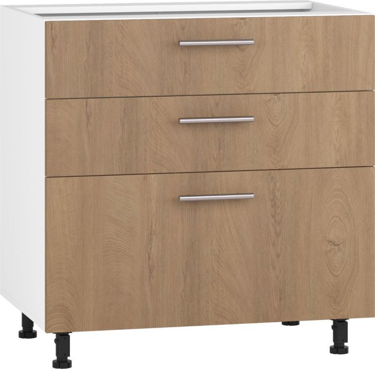 Szafka Halmar kuchenna stojąca 80 VENTO D3S-80/82 dąb miodowy 1 szt