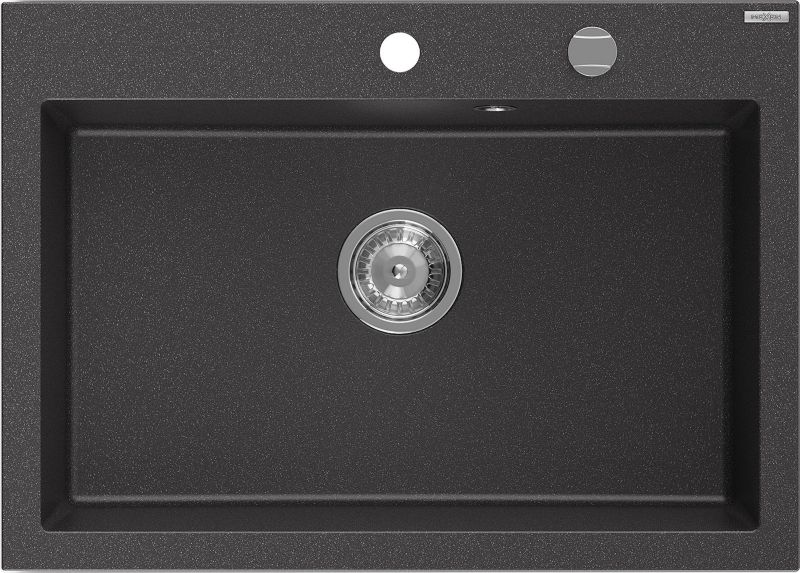 Zlewozmywak wpuszczany Mexen Elix czarny nakrapiany 700x500mm - 6526701005-76