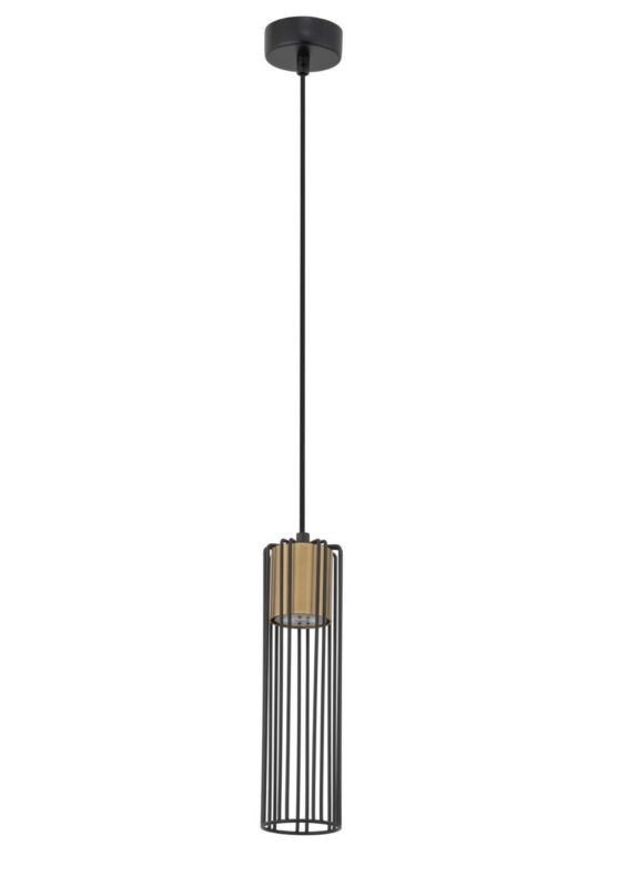 Lampa wisząca Sigma Lighting Fobia 2472 czarno-złota dekoracyjna 1xGU10 x 25W 1 szt.