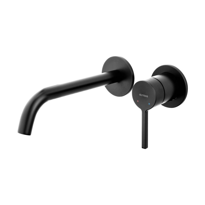 Bateria umywalkowa Oltens Rann czarny mat jednouchwytowa, podtynkowa, ceramiczna głowica 1 szt.