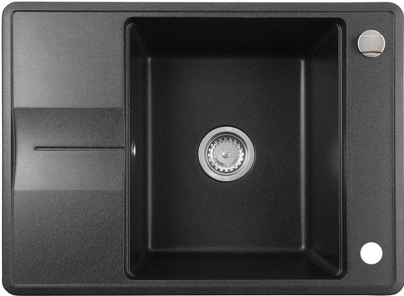 Zlewozmywak wpuszczany Teka Estela 50 S-TQ Onyx, 67x50 cm, 1 komora, ociekacz, 1 szt.