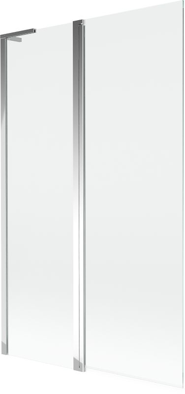 Parawan nawannowy 2-skrzydłowy Mexen Mist L transparent 110x150 cm 1 szt