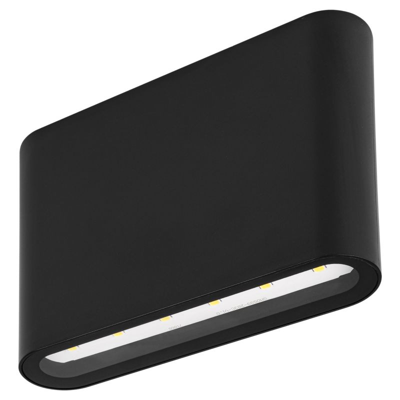 Oprawa architektoniczna kinkiet LED MasterLED Gantio 6W IP44 4000K neutralna biel czarna 1 szt.