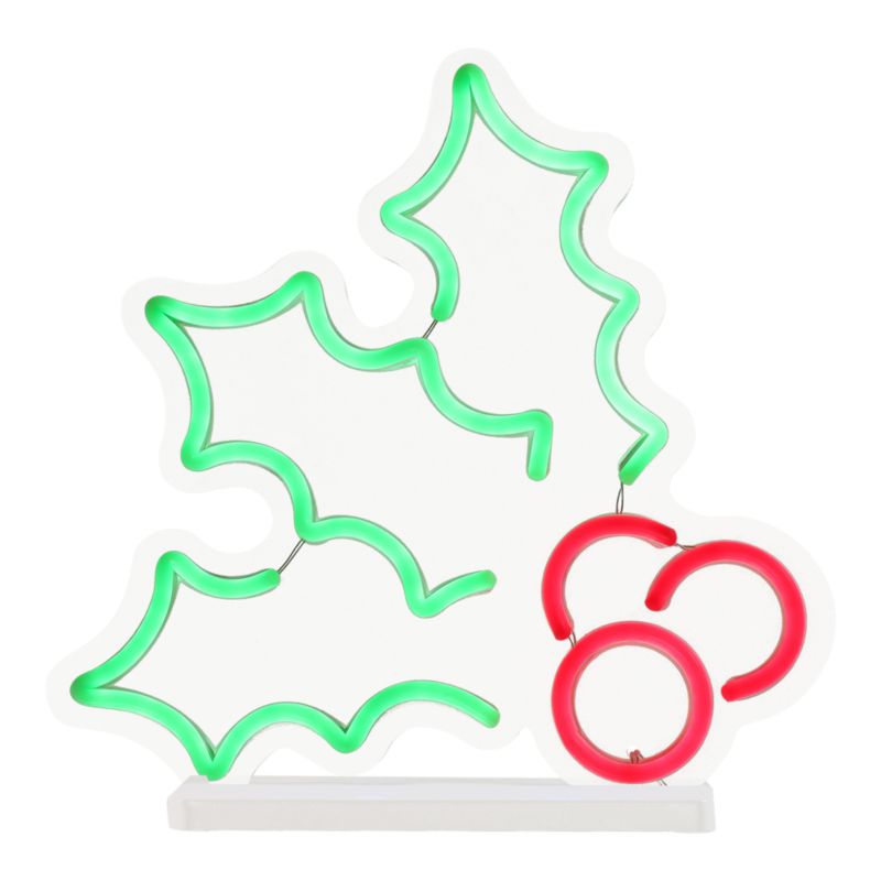 Ozdoba neon czerwone jagody