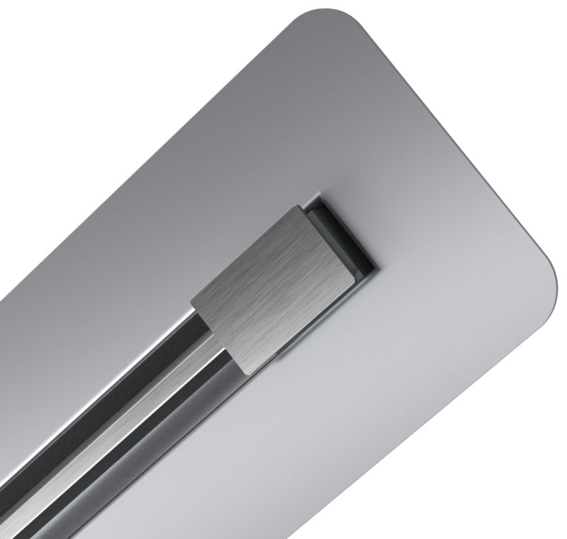 Odpływ Liniowy Pod Płytkę 100cm Granitan Luno Inox Stal 2w1 Prysznic Brodzik Syfon 1szt.