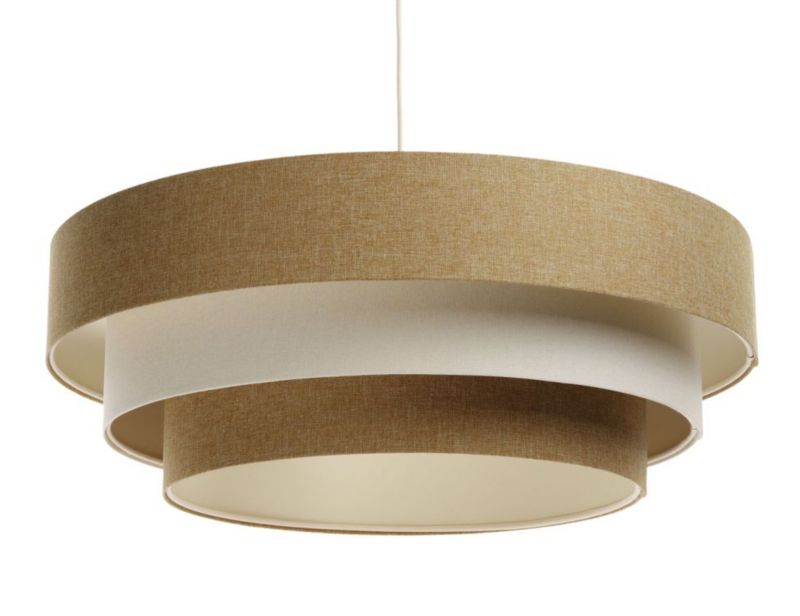 Lampa Bps Koncept wisząca ERUTAN TRIPLE żółta/kremowa 1 szt