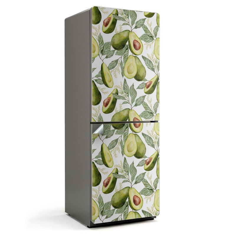 Folia Ozdobna Na Lodówkę Wallfluent 70x190 cm Wzór z awokado i liści 1 szt.