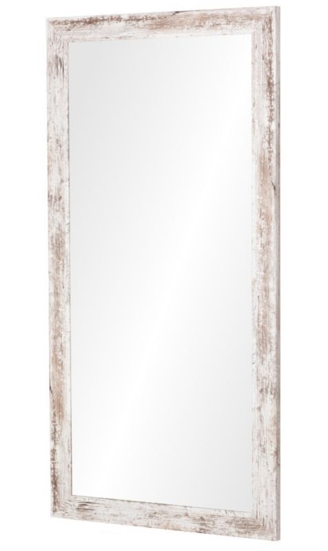 Lustro wiszące Profilmat 120x60 rama kolor shabby biały 1szt.
