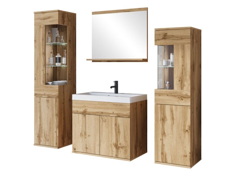 Meble łazienkowe MIRJAN 24 Nairobi z oświetleniem LED wotan 1 kpl.