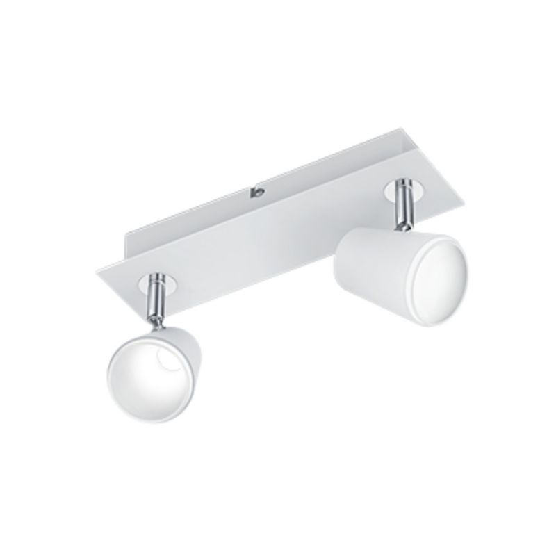 Kinkiet ścienny Trio Narcos biały LED 6W 3000K 550 lm IP20 wym: 28,5 x 28,5 cm - 1 szt.