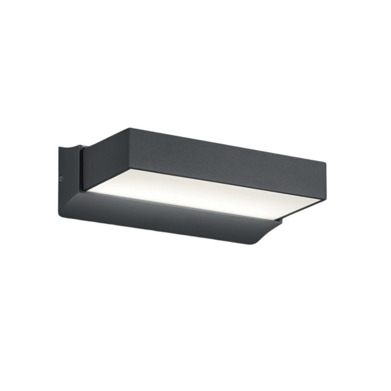 Kinkiet ścienny zewnętrzny Trio Cuando antracytowo-biały LED 11W 3000K 1100lm IP65 wym: 7 x 23,2 x 13,5 cm aluminium - 1 szt.