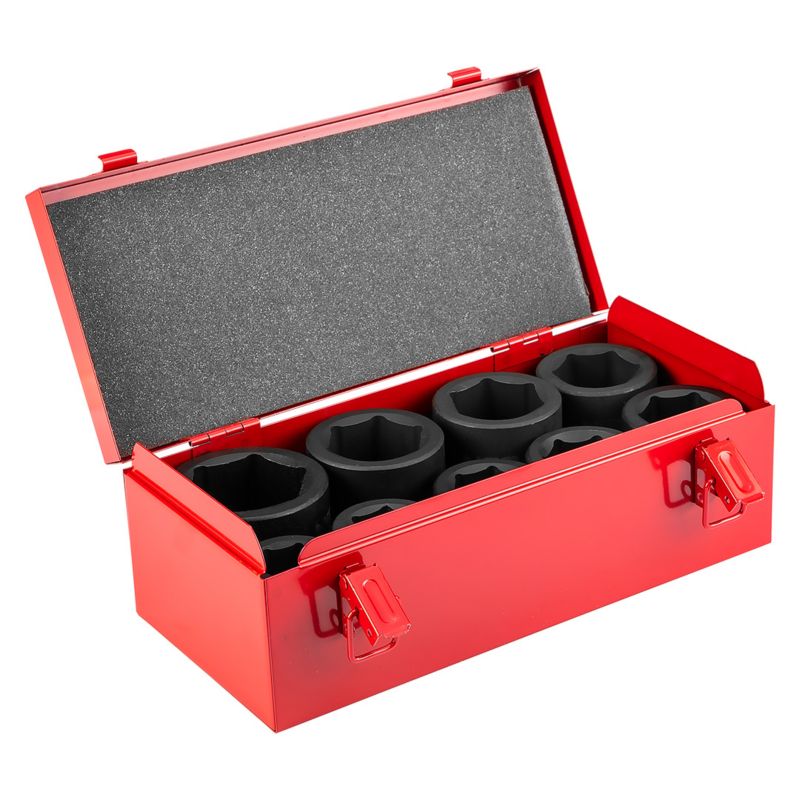 Nasadki udarowe NEO TOOLS 1", 27-50 mm, zestaw 9 szt. 1 kpl