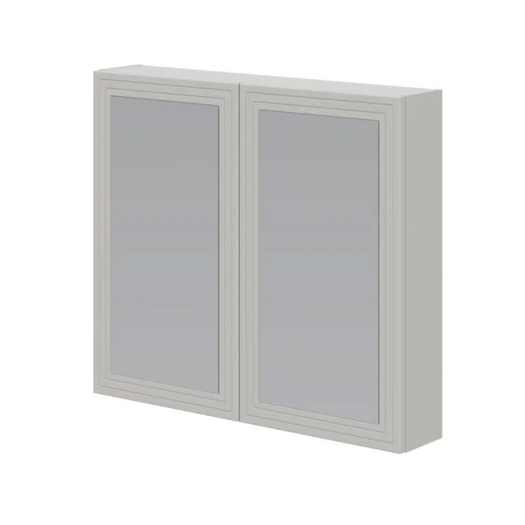 Szafka Halmar łazienkowa TORETO 2D 80cm kaszmirowy mat z lustrem 1 szt