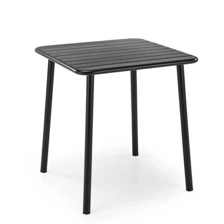 Stolik ogrodowy Halmar BOSCO 70x70 czarny 1 szt.