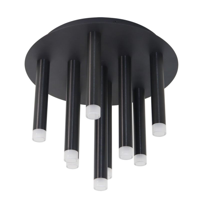 Plafon Polux Glam czarno-biały 9 x G9 x 8W IP20 wym: 29 x 30 x 30 cm - 1 szt.