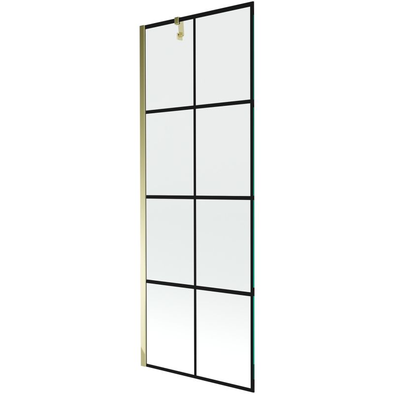 Parawan nawannowy Mexen Next czarny wzór złoty 70x150 cm 1 szt.