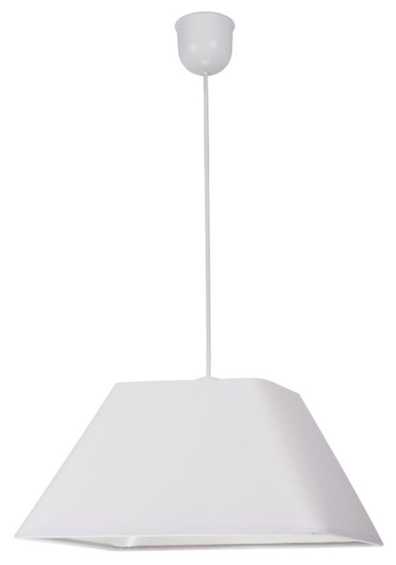 Lampa sufitowa Candellux Robin biała wym: 95 x 35 x 35 cm 1xE27 x 60W tkanina 1 szt.