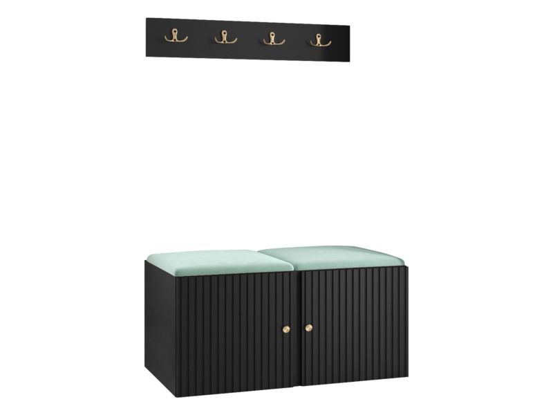 Zestaw MIRJAN 24 Orion Ryfel Slim VI czarny + miętowy 1 kpl.