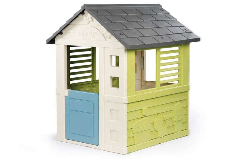 Domek Ogrodowy Smoby dla Dzieci Jolie do Zabawy w Ogrodzie Okiennice Drzwi 1 szt